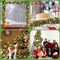 2 Pcs Prelit Christmas Garland with Lights, 12ft 20 Christmas Balls LED Lighted